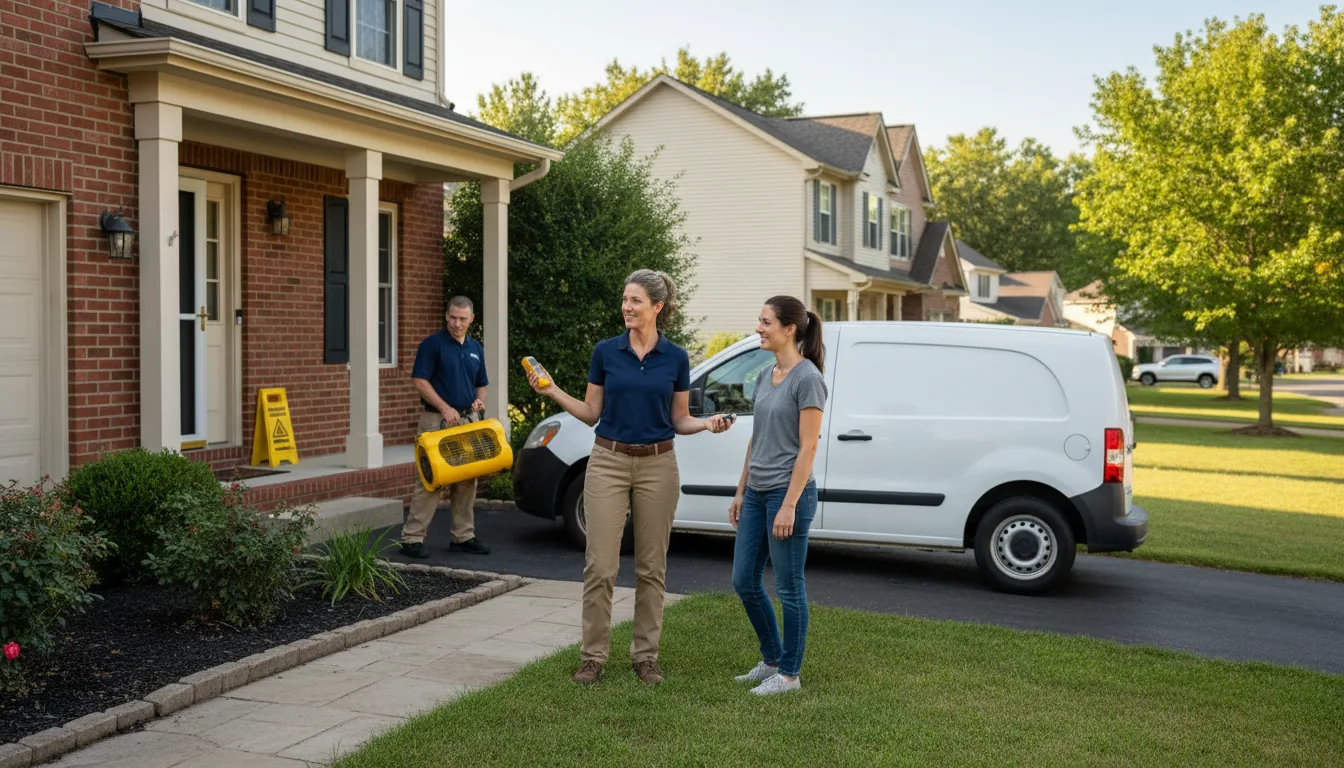 Water restoration image for Flood Water Cleanup, Removal And Restoration Services in Woodbury, TN